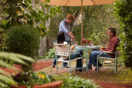 breakast in gardens old monterey inn boutique hotel & wedding venue, monterey california