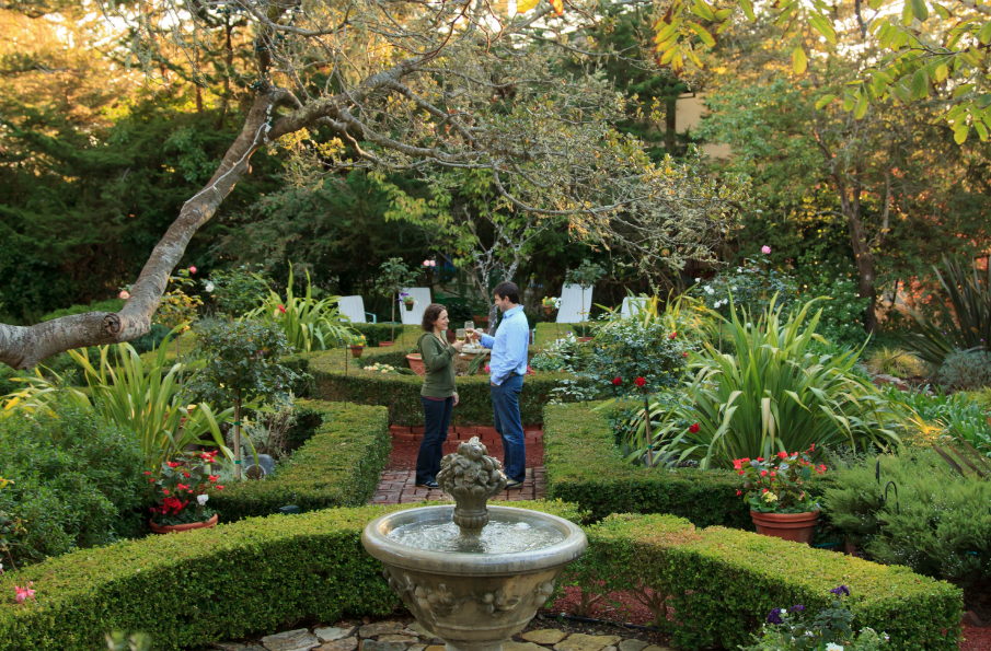 Romantic Gardens at Old Monterey Inn